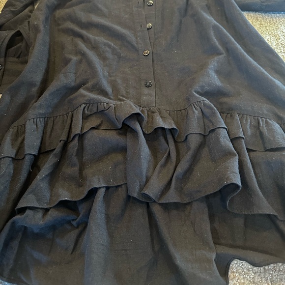 Blackmilk THE THRILL OF FRILL SHIRT DRESS - LIMITED - Picture 8 of 9